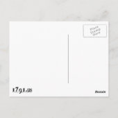 Wyoming State Flag Postkarte (Rückseite)