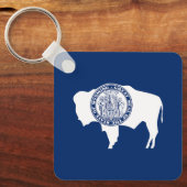 Wyoming State Flag Schlüsselanhänger (Vorderseite)