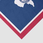 Wyoming State Flag Seidenpapier (Ausschnitt)