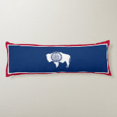 Wyoming State Flag Seitenschläferkissen (Rückseite)