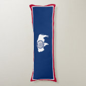 Wyoming State Flag Seitenschläferkissen (Vorderseite Vertikal)