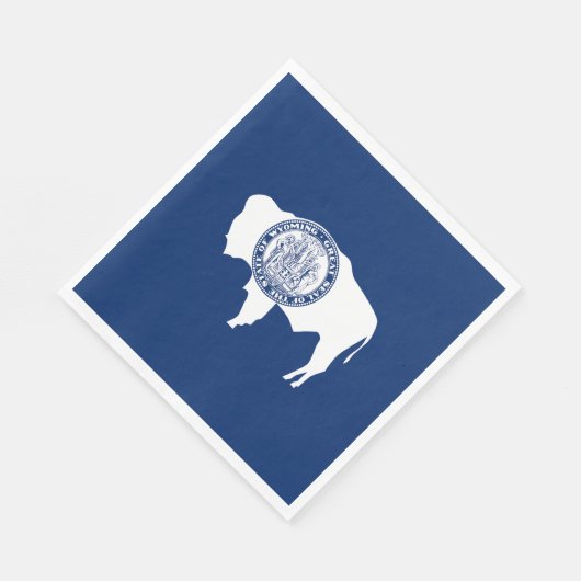 Wyoming State Flag Serviette (Ecke)