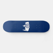 Wyoming State Flag Skateboard (Horizontal)