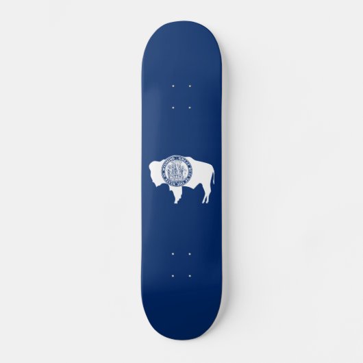Wyoming State Flag Skateboard (Vorderseite)