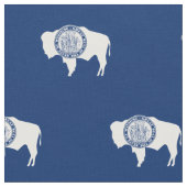 Wyoming State Flag Stoff (Nahaufnahme)