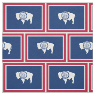 Wyoming State Flag Stoff