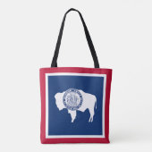 Wyoming State Flag Tasche (Rückseite)
