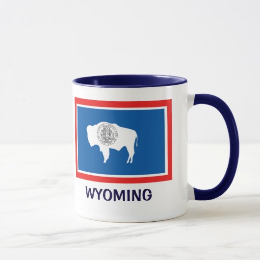 Wyoming State Flag Tasse (Rechts)