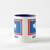 Wyoming State Flag Tasse (Zentrum)