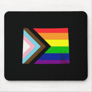 Wyoming-Stolz-Aufkleber Mousepad