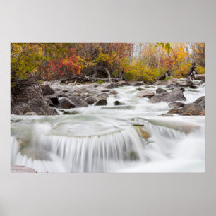 Wyoming, Sublette Landkreis, Pine Creek fließend Poster