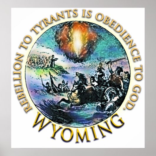 Wyoming-Tee-Party-Plakate Poster (Vorne)