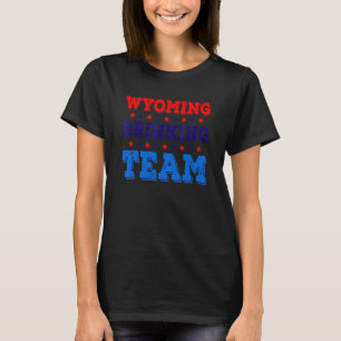 Wyoming Trinkteam Staatsstolz Biertrinken T-Shirt