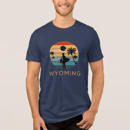 Wyoming: Tropische Oase Tri-Blend Shirt