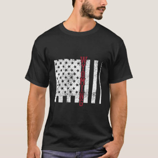 Wyoming US Flag 4. Amerikanische Unabhängigkeitsta T-Shirt