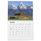 Wyoming-USA-Kalender Kalender (Mär 2026)