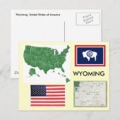 Wyoming, USA Postkarte (Vorne/Hinten)