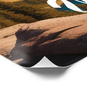 Wyoming USA Reiseplakat Poster (Ecke)