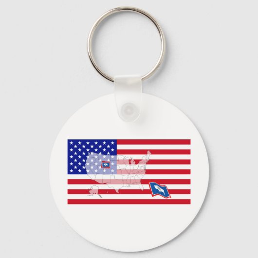 Wyoming, USA Schlüsselanhänger (Vorderseite)