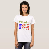 Wyoming USA! T-Shirt (Vorne ganz)