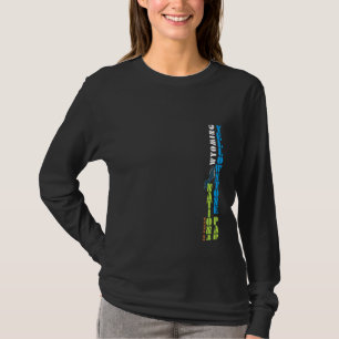 Wyoming Usa Wandern Natur Lover Outdoor Enthusiast T-Shirt