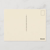 Wyoming Vintage Map Greetings Postcard Postkarte (Rückseite)