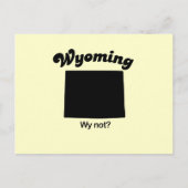 Wyoming - Warum nicht Postkarte (Vorderseite)