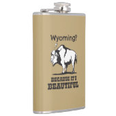 Wyoming? Weil es schön ist Flachmann (Rechts)