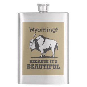 Wyoming? Weil es schön ist Flachmann