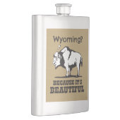 Wyoming? Weil es schön ist Flachmann (Rechts)