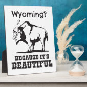 Wyoming? Weil es schön ist Fotoplatte (Seite)