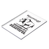 Wyoming? Weil es schön ist Notizblock (Linke Seite)