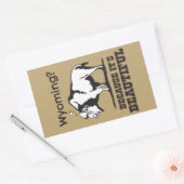 Wyoming? Weil es schön ist Rechteckiger Aufkleber (Umschlag)