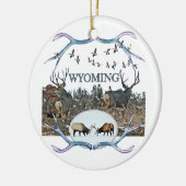 WYOMING-wild lebende Tiere Keramikornament (Links)