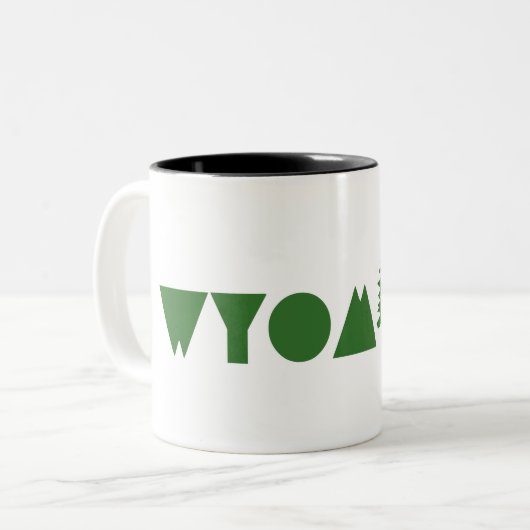 Wyoming Zweifarbige Tasse (Vorderseite Links)