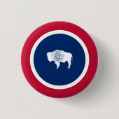 Wyomingite-Flagge, Flagge des Wyoming Button (Vorderseite)