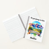 Wyomings atemberaubende Berglandschaften Notizblock (Innenseite)