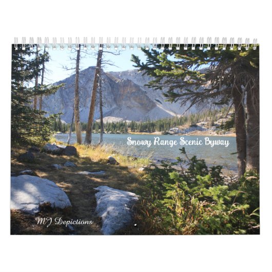 Wyoming's Snowy Range Landschaftlich Byway Calenda Kalender (Titelbild)