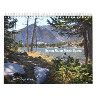 Wyoming's Snowy Range Landschaftlich Byway Calenda Kalender