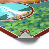 WyomingWyoming Collage Poster (Ecke)