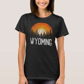 Wyomoming Retro Stil Vintagen 70er 80er Männer Fra T-Shirt
