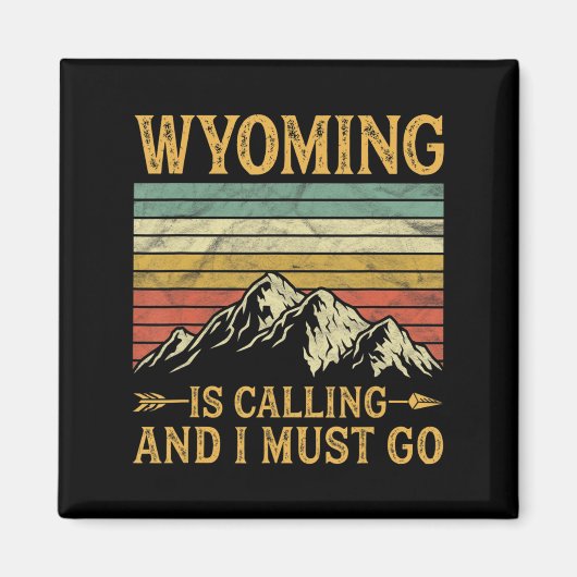 Wyomoming ruft und ich muss 7 gehen magnet (Vorne)