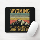 Wyomoming ruft und ich muss 7 gehen mousepad (Mit Mouse)