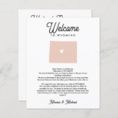 WYOMOMING Willkommensbrief IRANY FARBE (Vorne/Hinten)