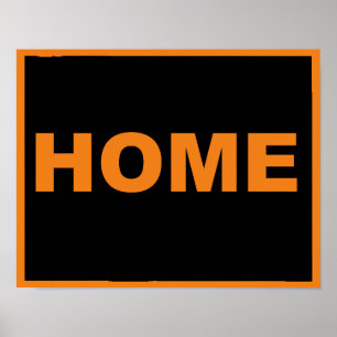 Wyomoming Zuhause weg vom Staat Poster-Zeichen Poster