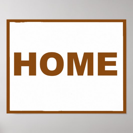 Wyomoming Zuhause weg vom Staat Poster-Zeichen Poster (Vorne)