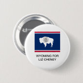 WYOMON FÜR LIZ CHENEY BUTTON (Vorne & Hinten)