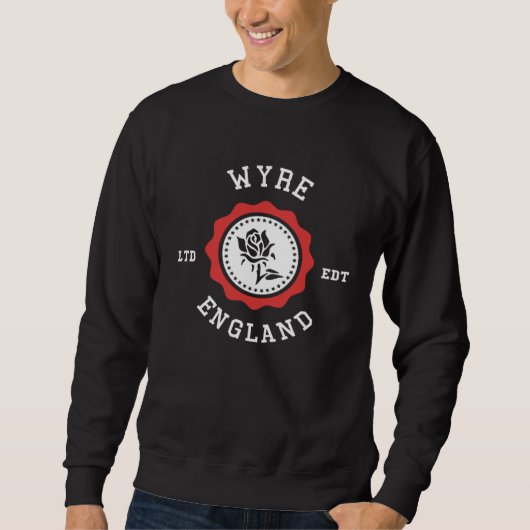 WYRE England Rose Badge Sweatshirt (Vorderseite)