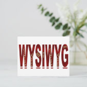 WYSIWYG POSTKARTE (Stehend Vorderseite)