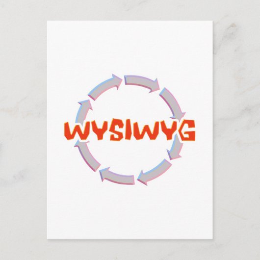 WYSIWYG POSTKARTE (Vorderseite)